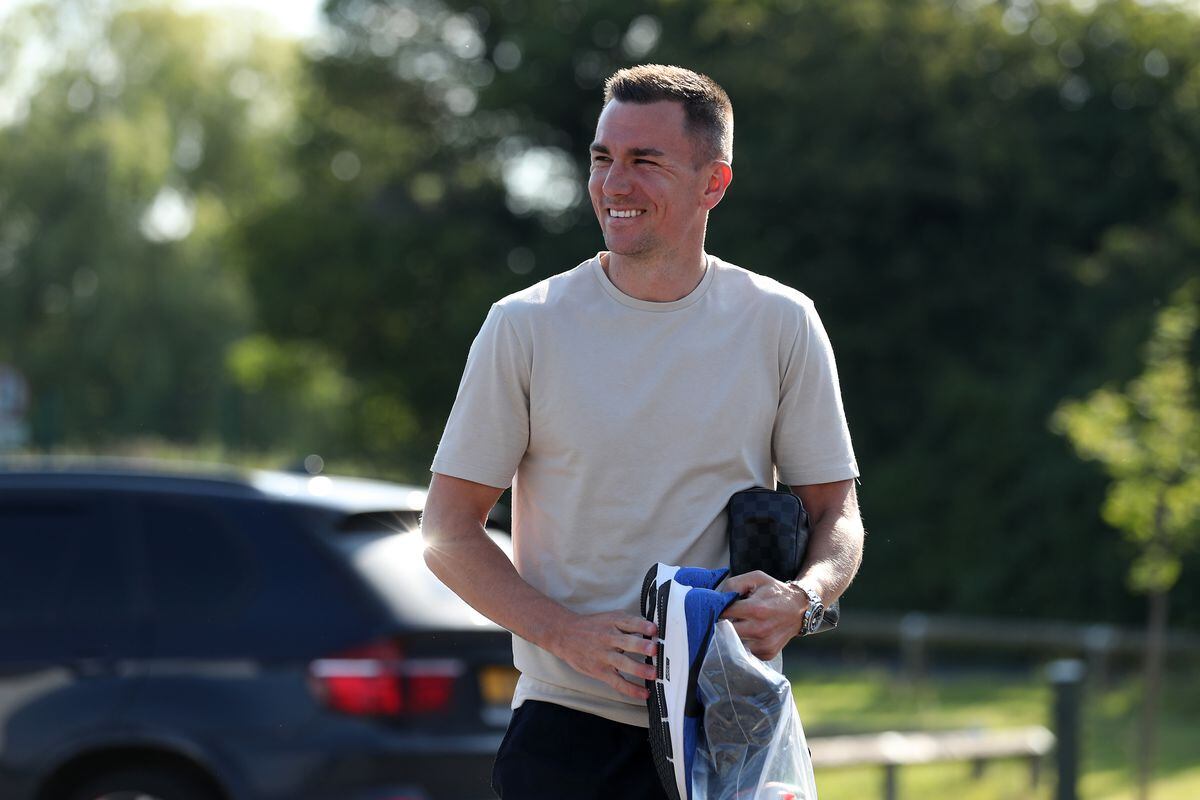 New signing Jed Wallace at West Bromwich Albion Training Ground on June 23, 2022 in Walsall, England. (Photo by Adam Fradgley/West Bromwich Albion FC via Getty Images).