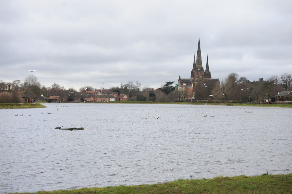 Stowe Pool is a well-known beauty spot for visitors to Lichfield