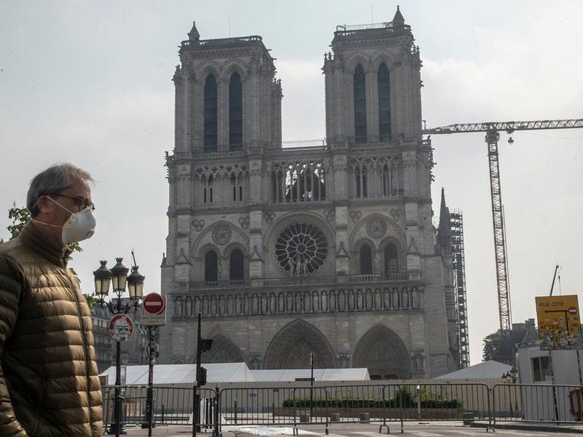 Notre Dame Cathedral restoration halted by coronavirus one year after