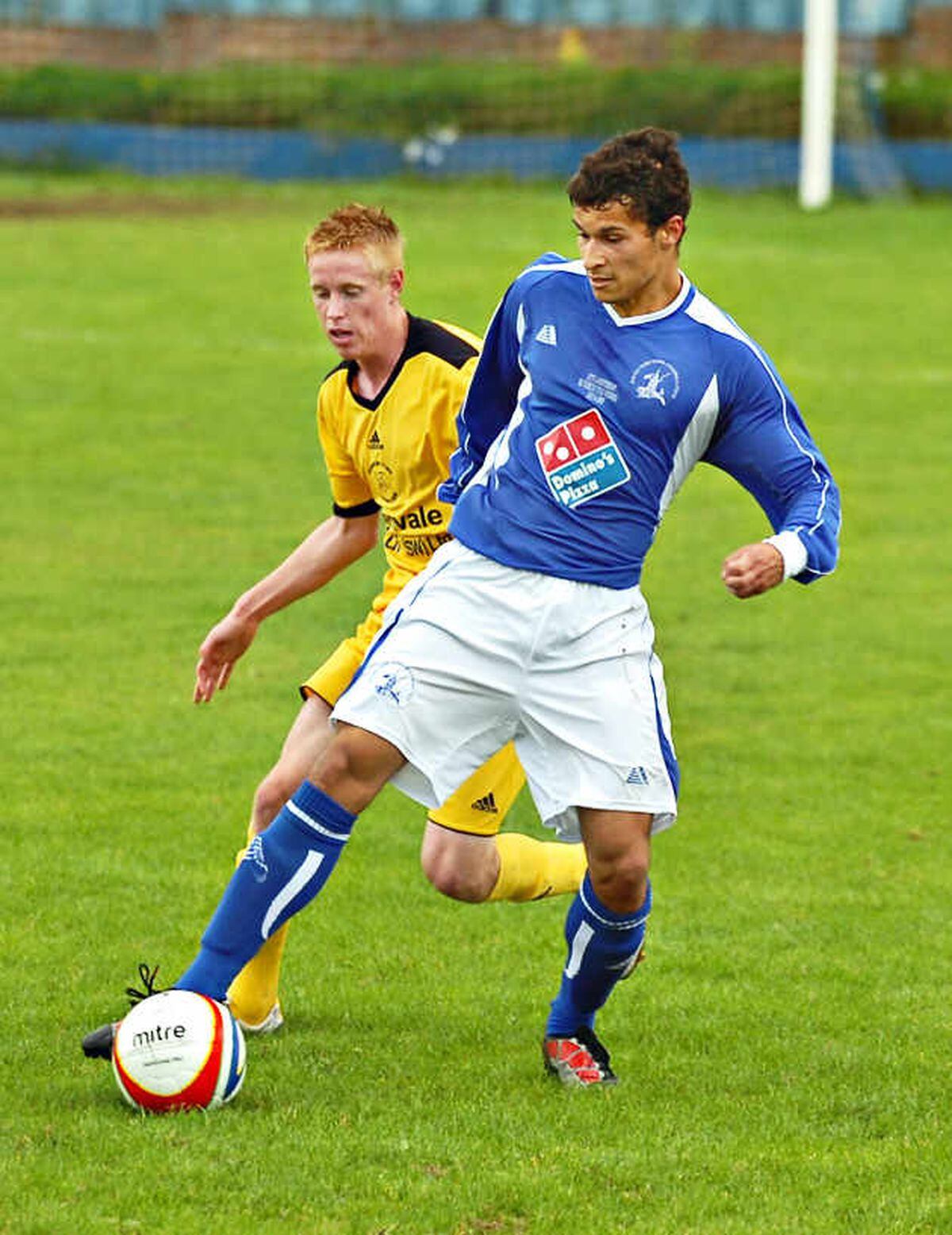 Connor Gater in Tipton Town colours