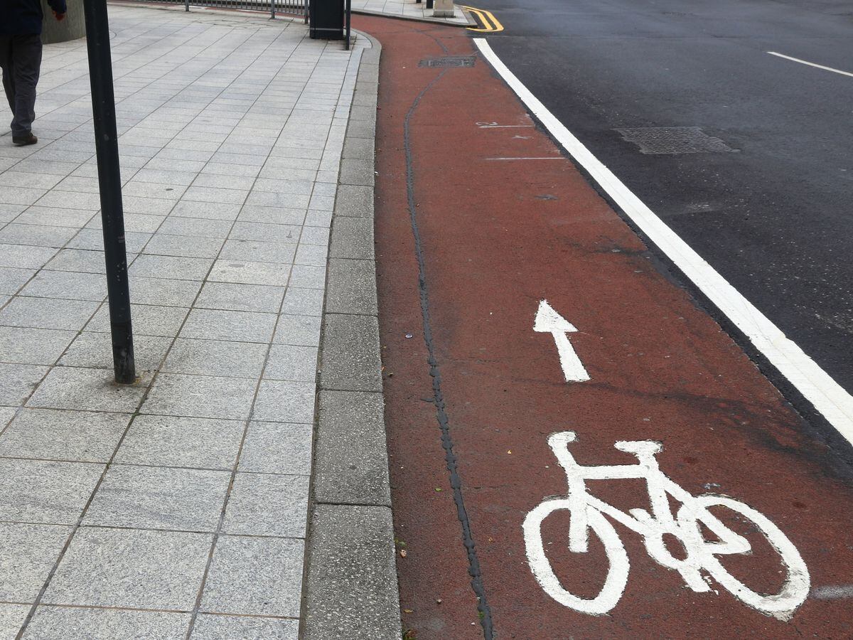 A cycle lane