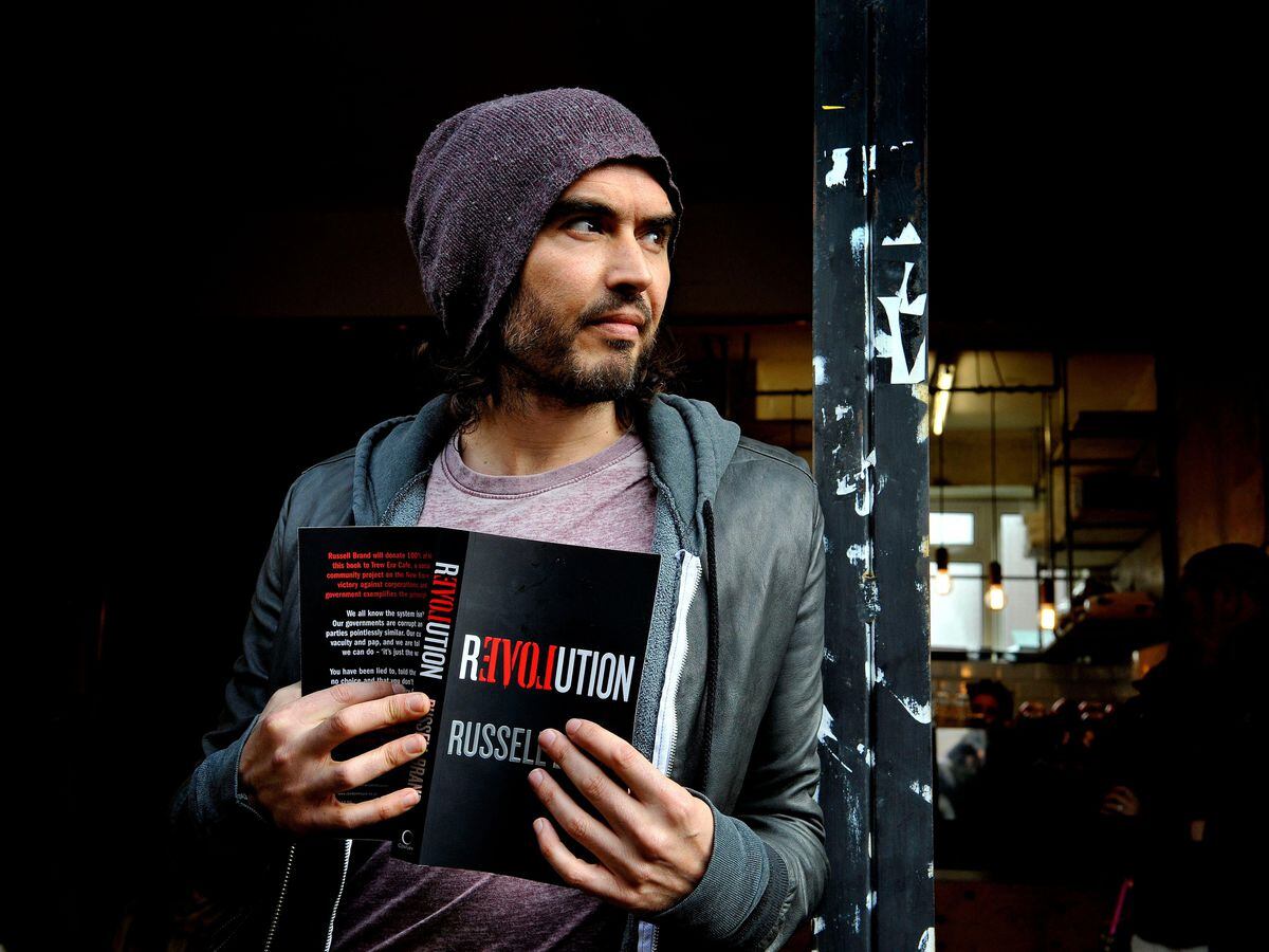 Russell Brand Opens Trew Era Cafe – London