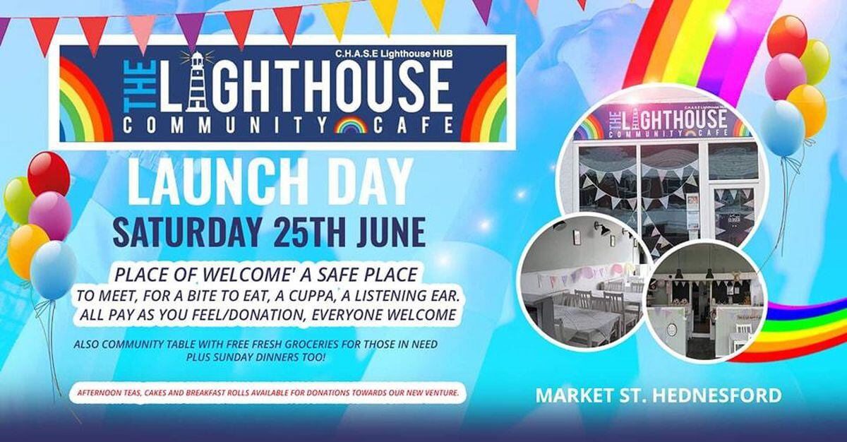 The Lighthouse Community Cafe launch poster