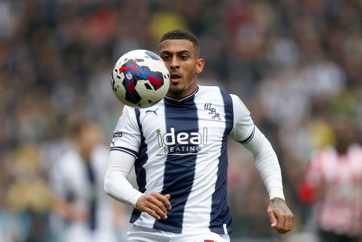 Karlan Grant of West Bromwich Albion during the Sky Bet Championship between West Bromwich Albion and Sunderland at The Hawthorns.