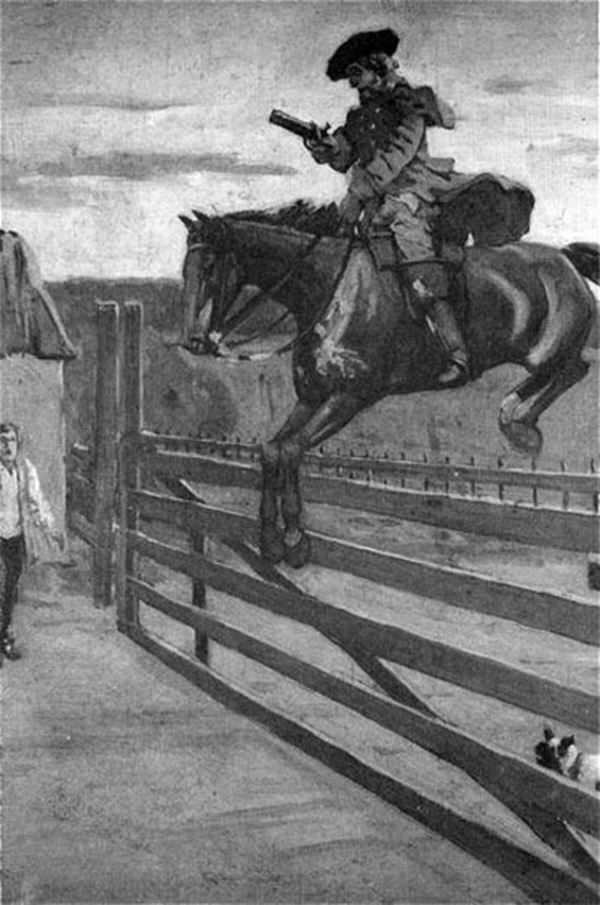 Dick Turpin as imagined in the novel Rookwood