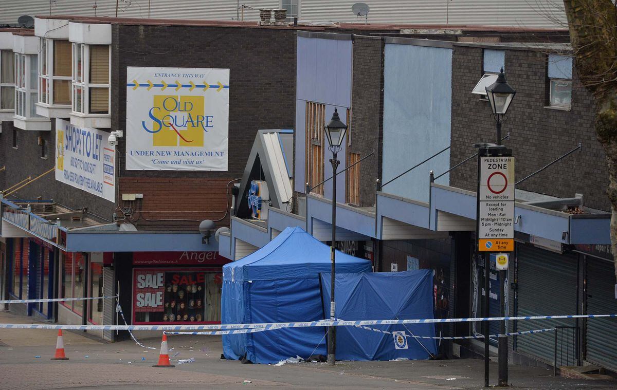 A forensic tent has been put up at the scene