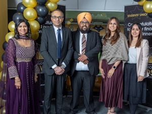 SU CEO Nirmla Devi and representatives of the award-winning Sant Zora Singh Lopon Charitable Trust