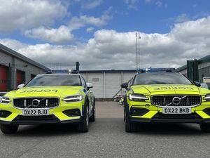 Staffordshire Police cars 