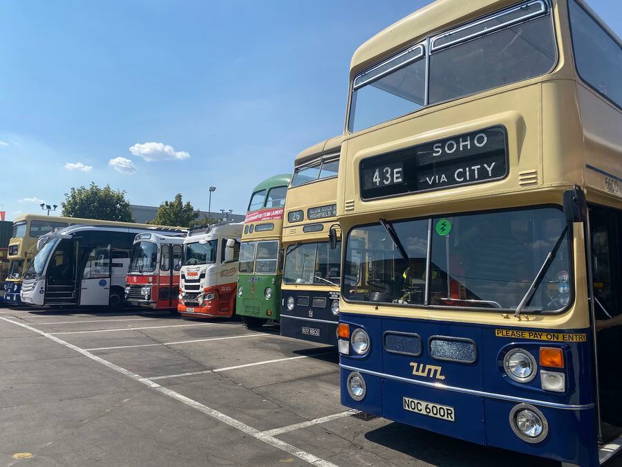 Vintage and modern buses will be on display at the Black Country Bus Bash in Wolverhampton.