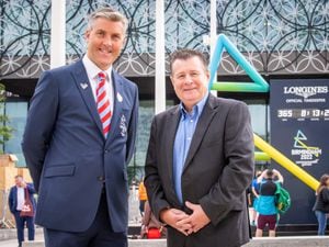 Ian Reid (left) has written a thank you to everyone who played a part in the Commonwealth Games