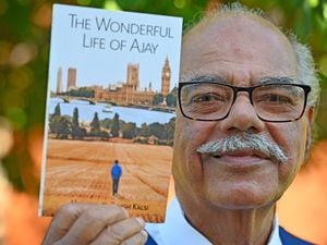 Harjinder Singh Khalsi from Coseley with his book The Wonderful Life of Ajay