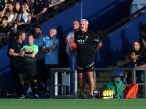 Steve Bruce at Kassam Stadium on July 19, 2022 in Oxford, England. (Photo by Adam Fradgley/West Bromwich Albion FC via Getty Images).