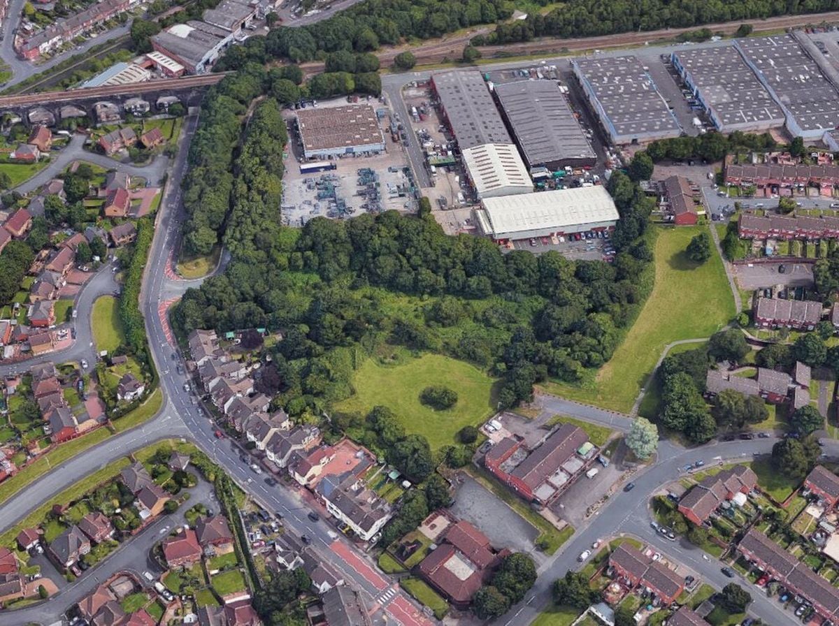 An aerial view showing the land off Gorsebrook Road in Wolverhampton. Photo: Google