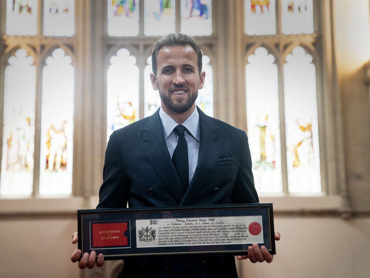 Harry Kane receives Freedom of the City of London