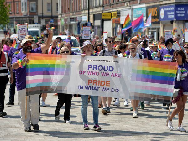 Wolverhampton Pride is back after four-year break with a parade around the city centre