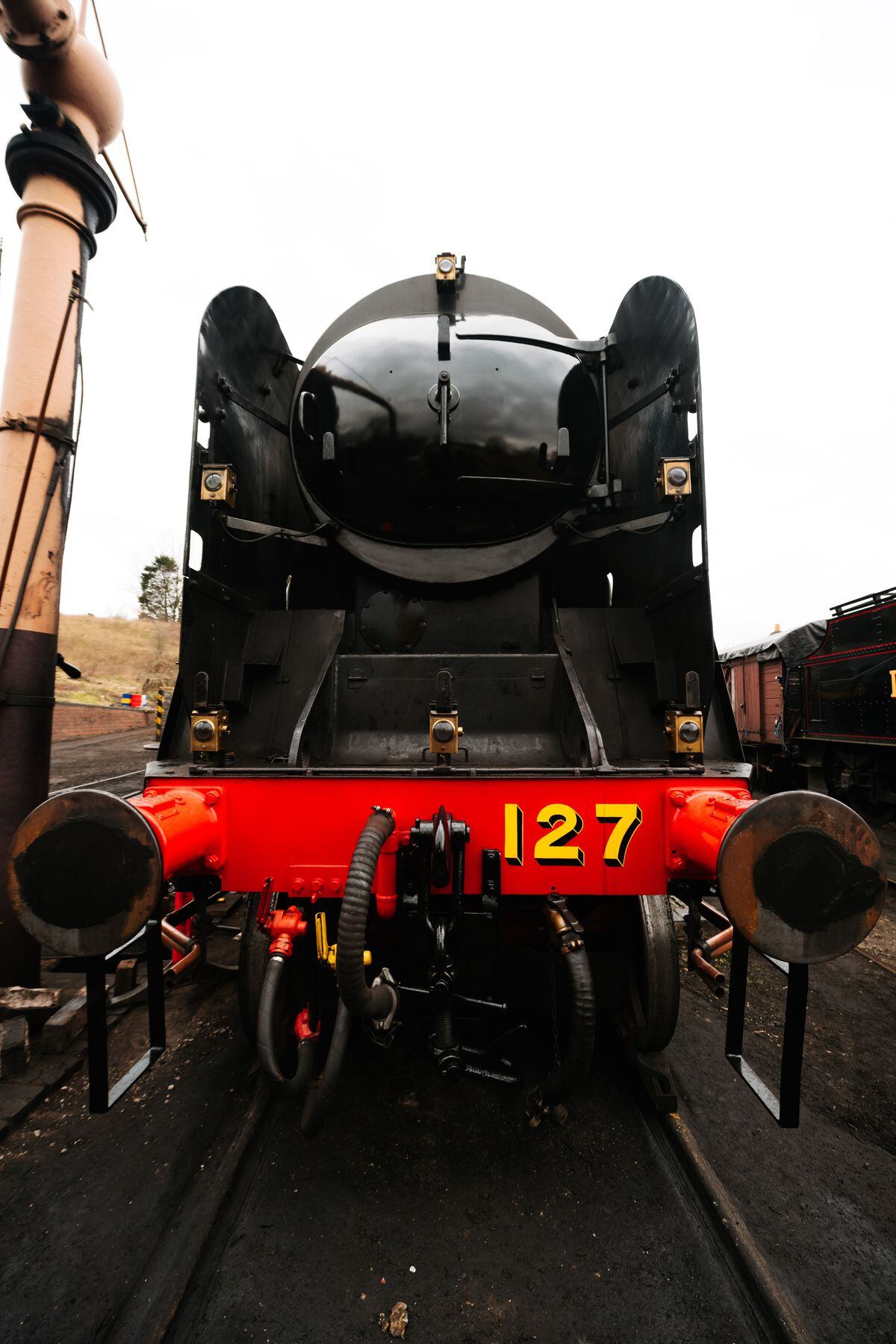 The engine was officially unveiled on the Severn Valley Railway's Facebook page on Monday