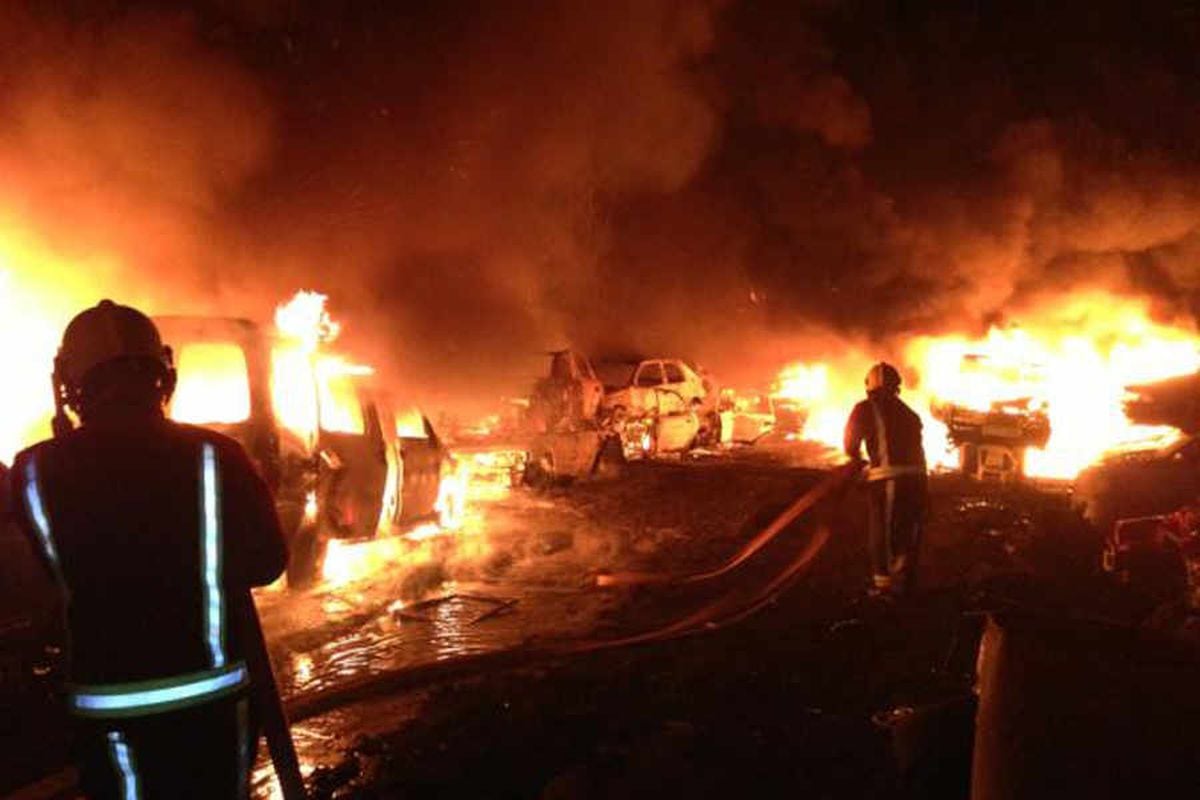 Cars destroyed in Black Country scrap yard arson attacks