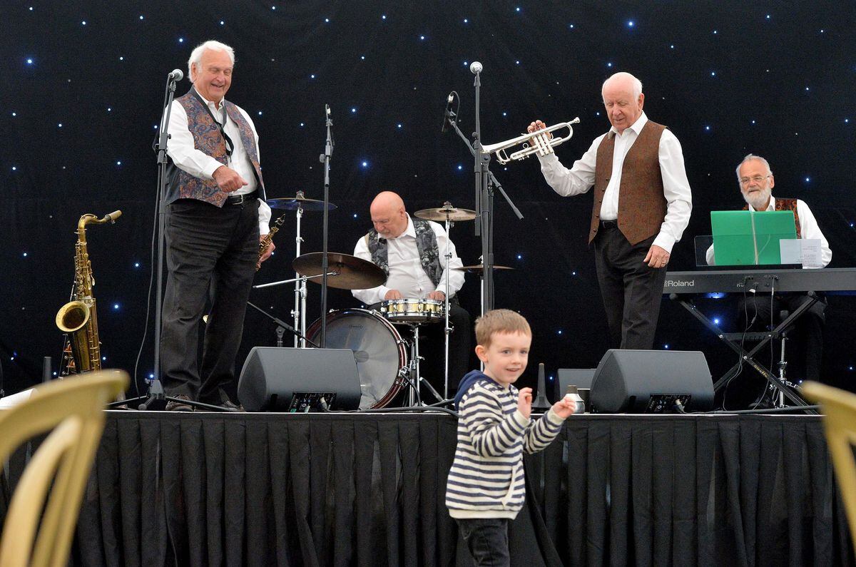 Brookside Jazz and a young fan