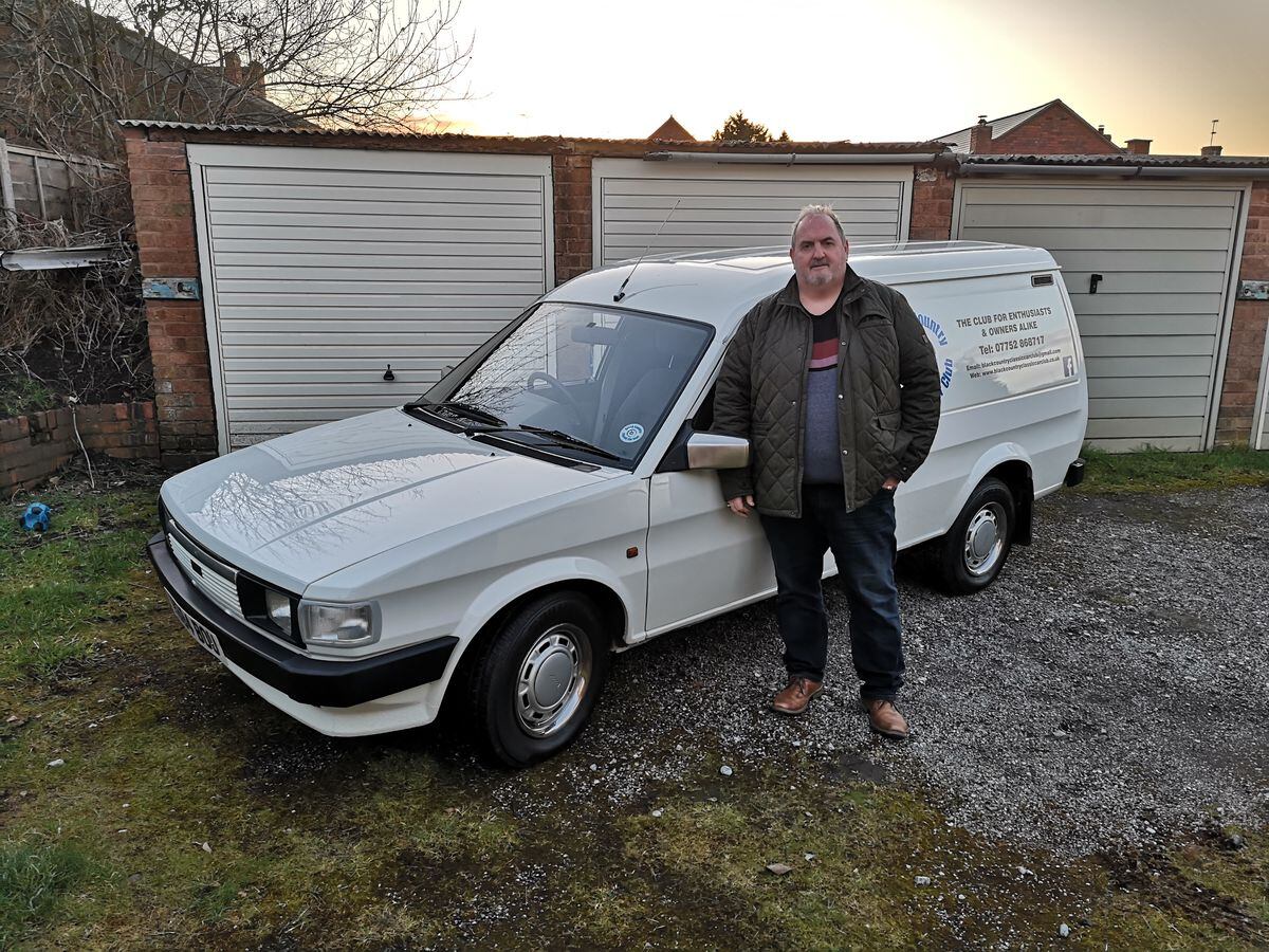 Neil Moore with his rare Maestro van