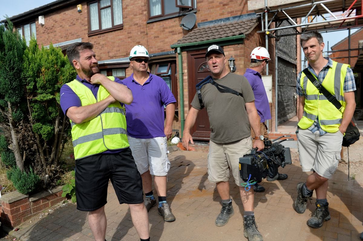 The DIY SOS gets to work in West Bromwich
