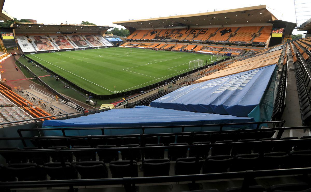 Molineux Stadium, Wolverhampton. 