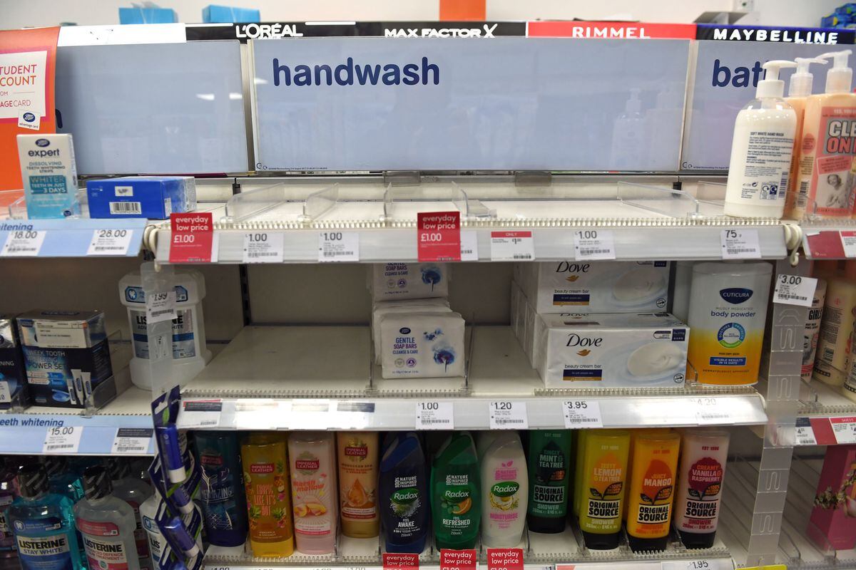 As uncertainty over Coronavirus continues Boots sells out of handwash at some of its stores