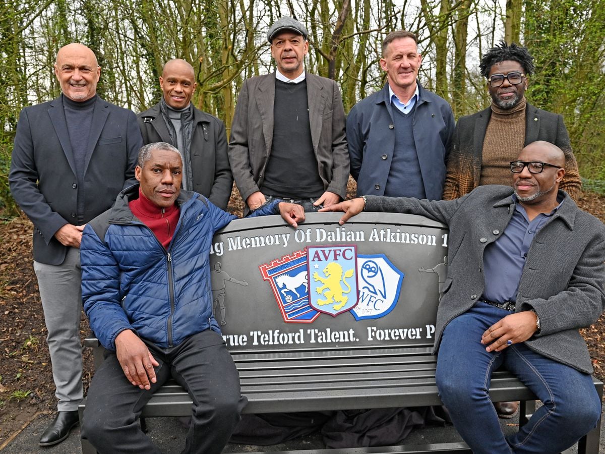 Ex-players join family of Dalian Atkinson as bench unveiled and legacy fund launched in his memory