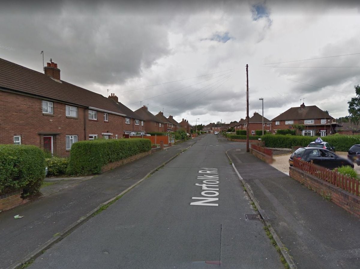 Norfolk Road in Dudley, where the problem property is closed to all access for three months. Photo: Google Street Map