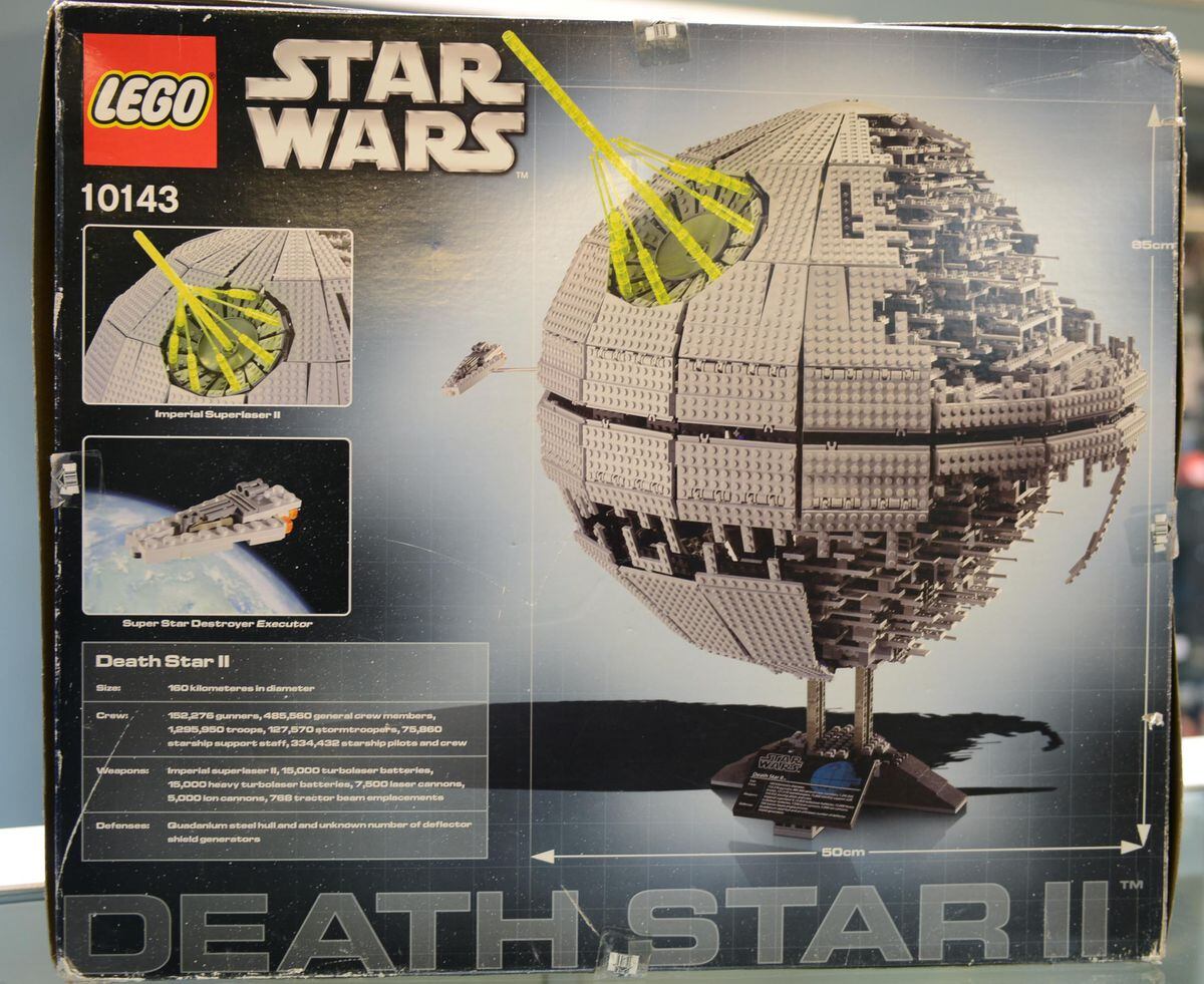 A LEGO Death Star II set, expected to fetch £400