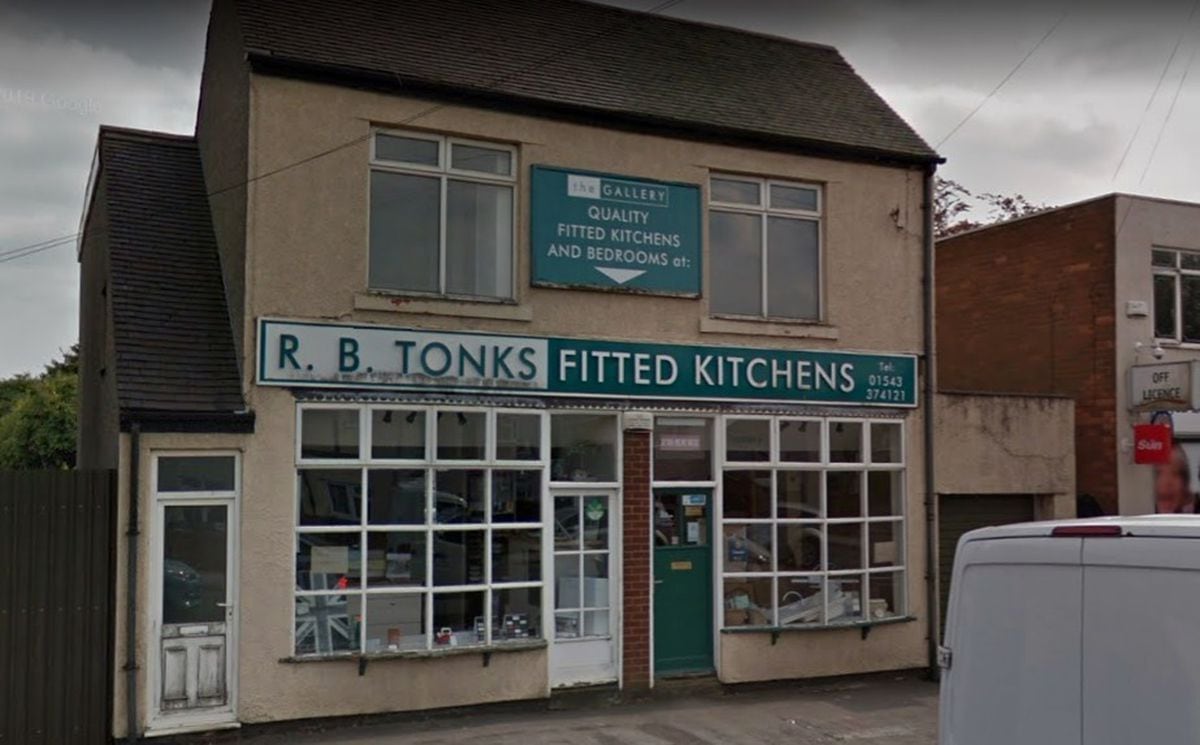 The former R B Tonks shop on Lichfield Road in Brownhills. PIC: Google