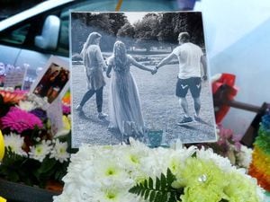 Tributes left included photos of Liberty with her parents