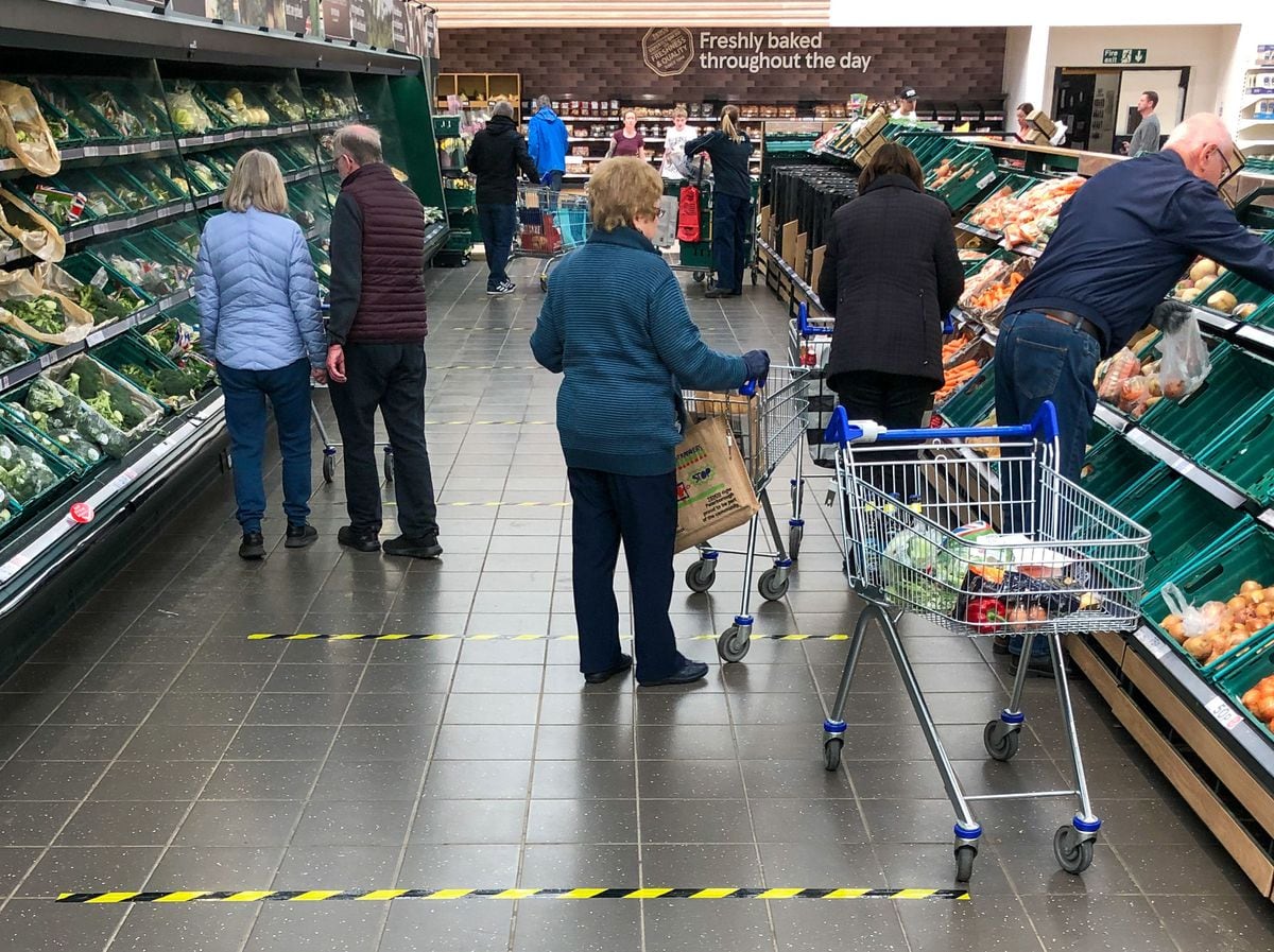 Supermarkets are still going to have some Covid-secure measures in place after July 19