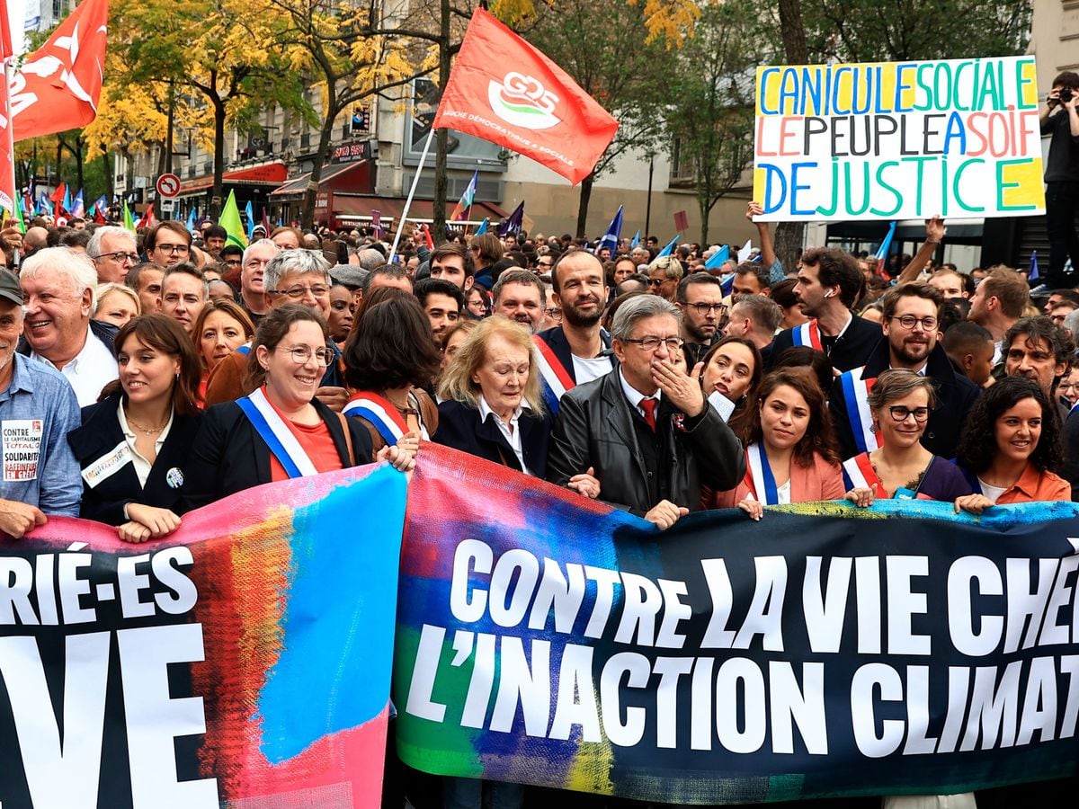 Paris protest march