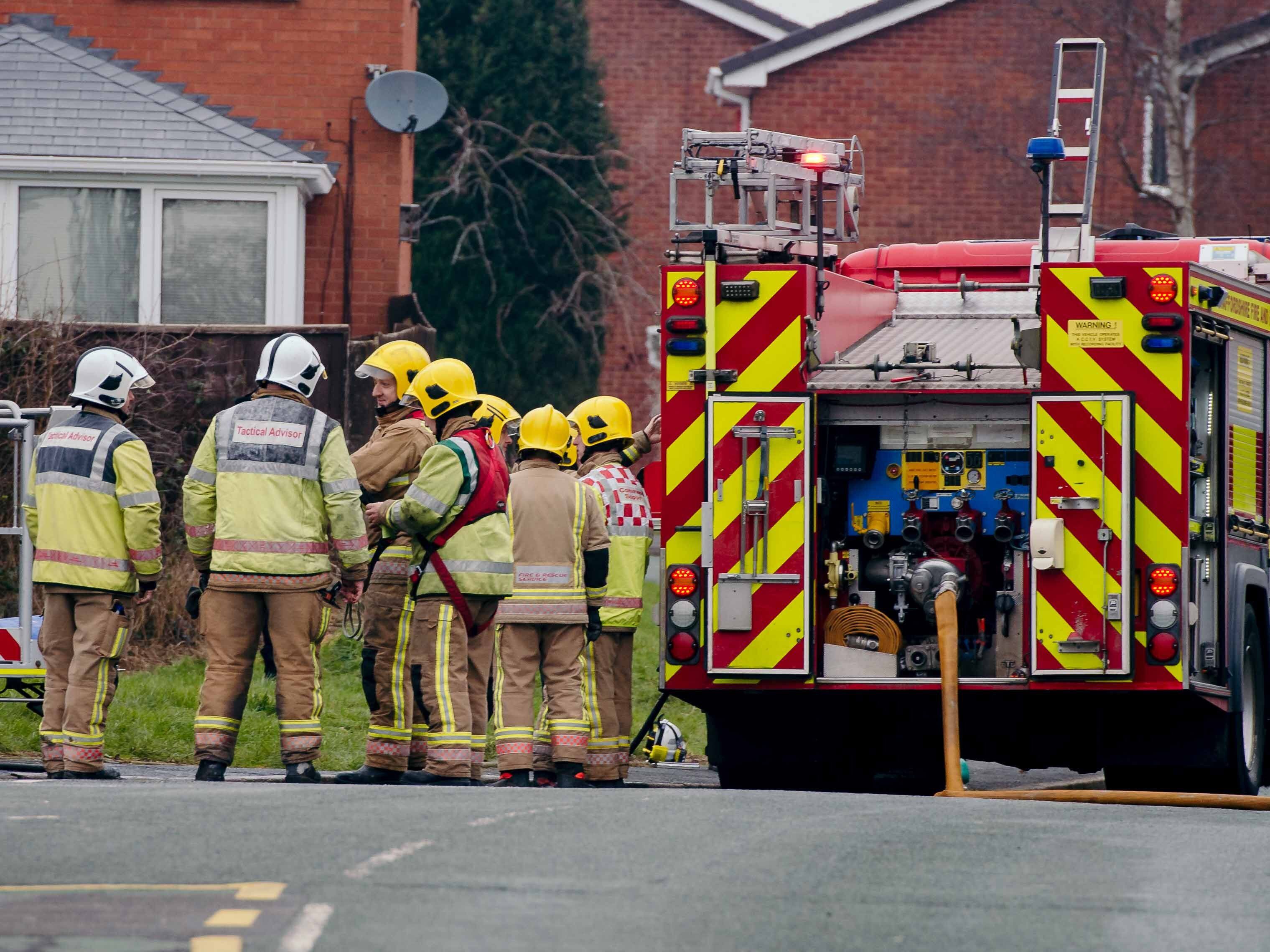 Elderly man dies in house fire as crews force entry to fight blaze