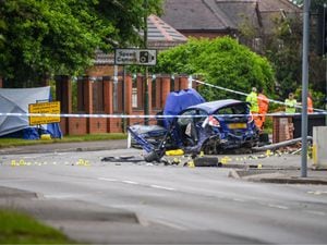 The scene of the crash at the junction of Norton Road and Wolverhampton Road in Pelsall. Photo: SnapperSK.
