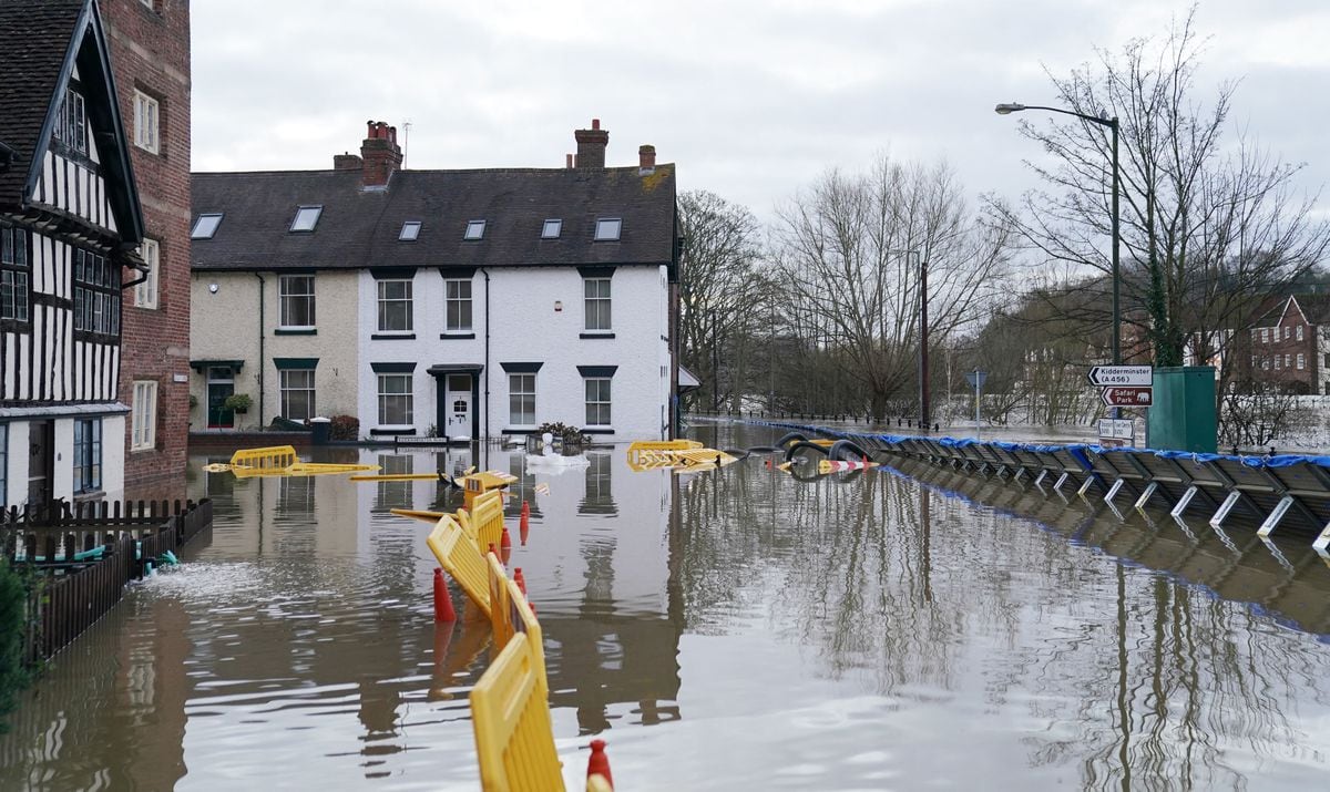 The severe 'danger to life' flood warning remains in place. Photo: Joe Giddens/PA Wire
