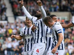 Cedric Kipre scored the opening goal and impressed as Albion beat Middlesbrough 4-2 (Photo by Malcolm Couzens for Adam Fradgley/West Bromwich Albion FC via Getty Images).
