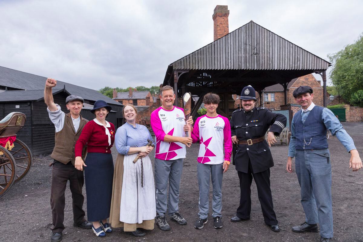 Queen's Baton Relay at Black Country Living Museum