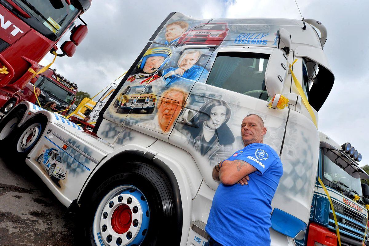 Dean Whittington with his truck
