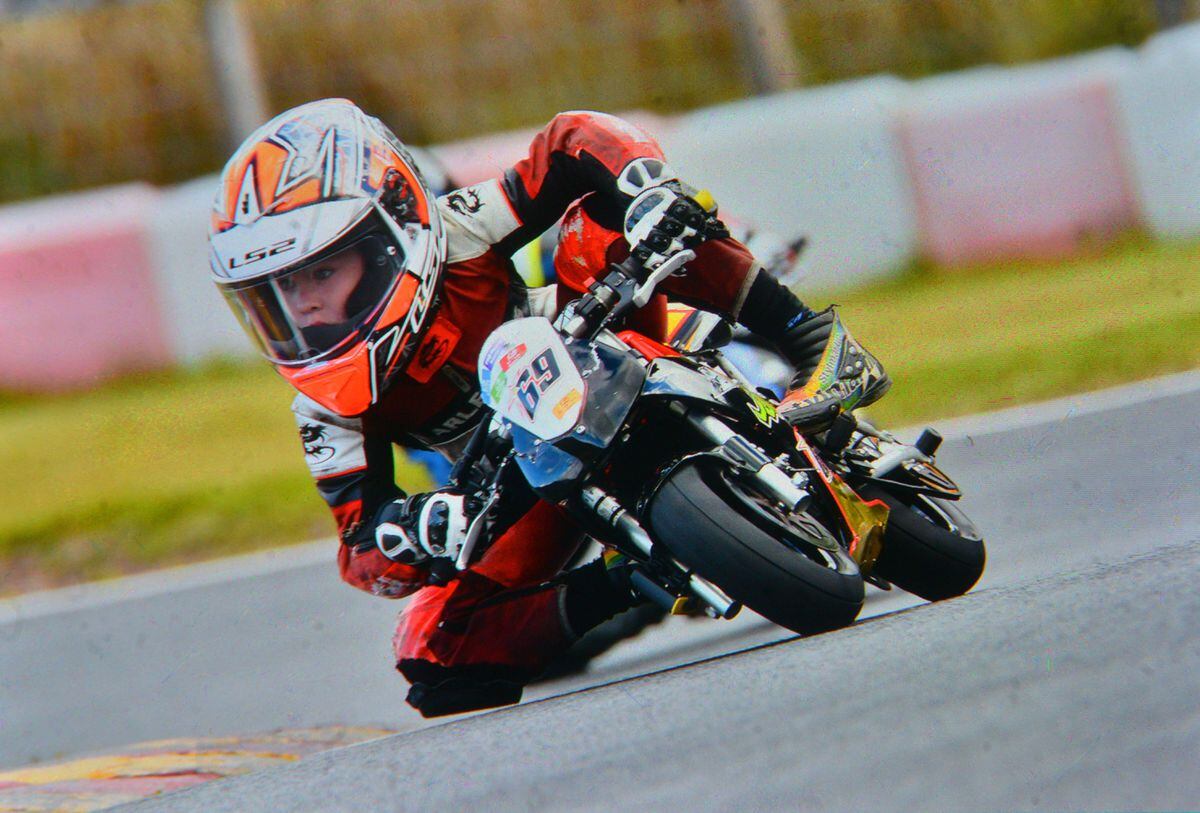 Caelan Ratcliffe, aged seven, who has taken the Mini-Moto championship by storm and is looking for sponsorship
