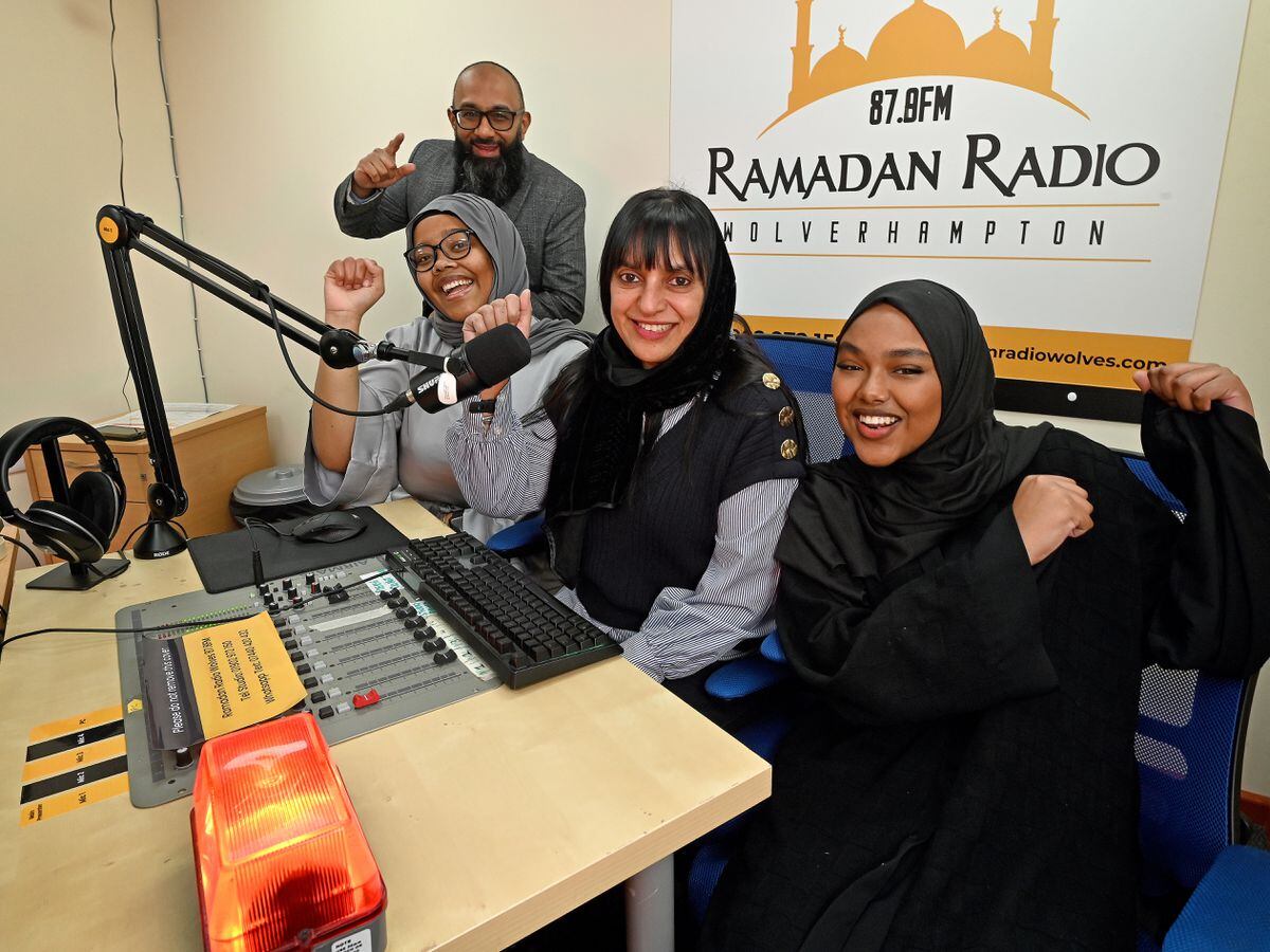 Yusuf Malik, Damita Atkinson, Alvina Ali and Weam Elmahal from Ramadan Radio