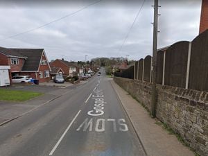The collision occurred on Gospel End Road near Baggeridge Country Park. Photo: Google