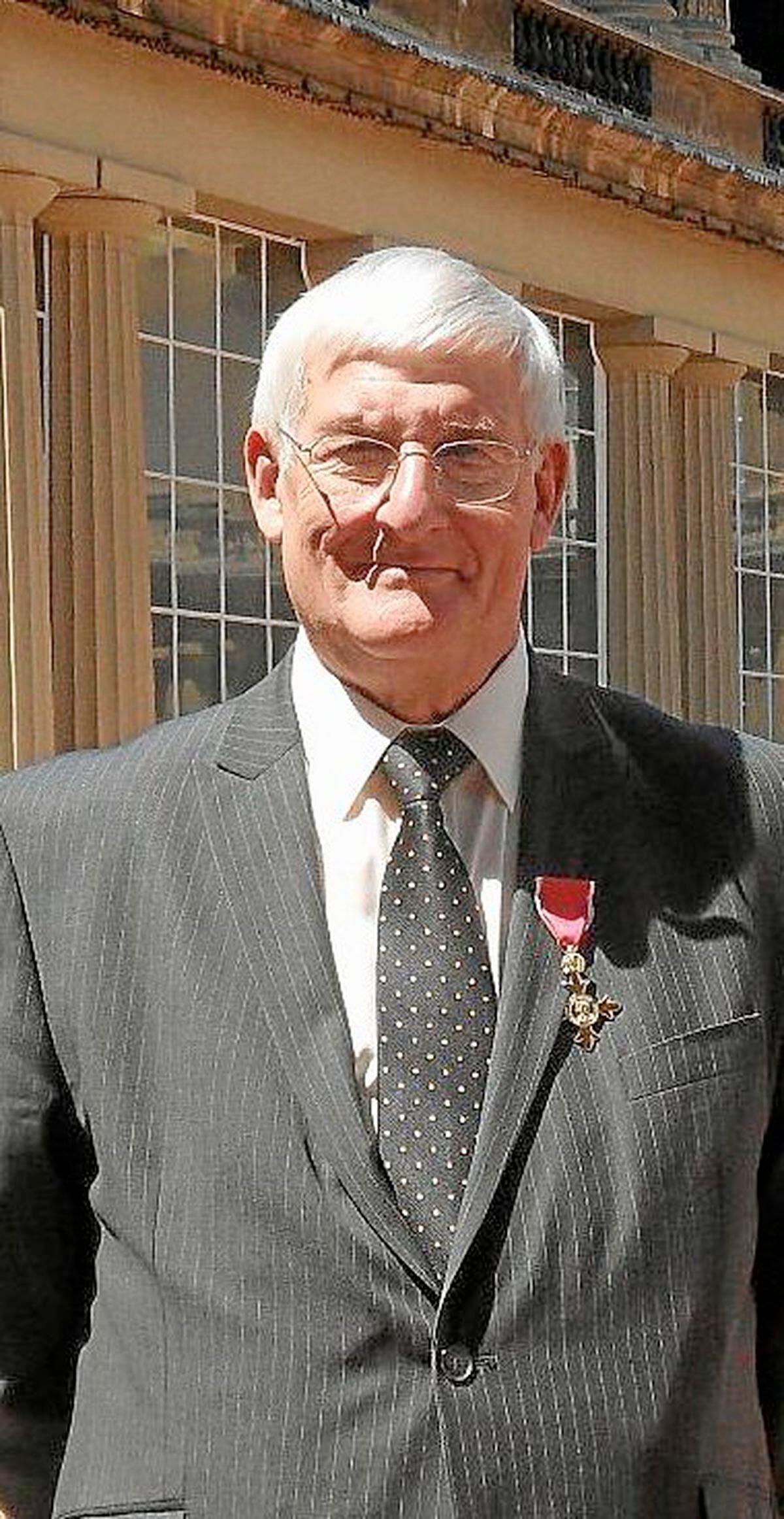 Derek Davis at Buckingham Palace in 2010
