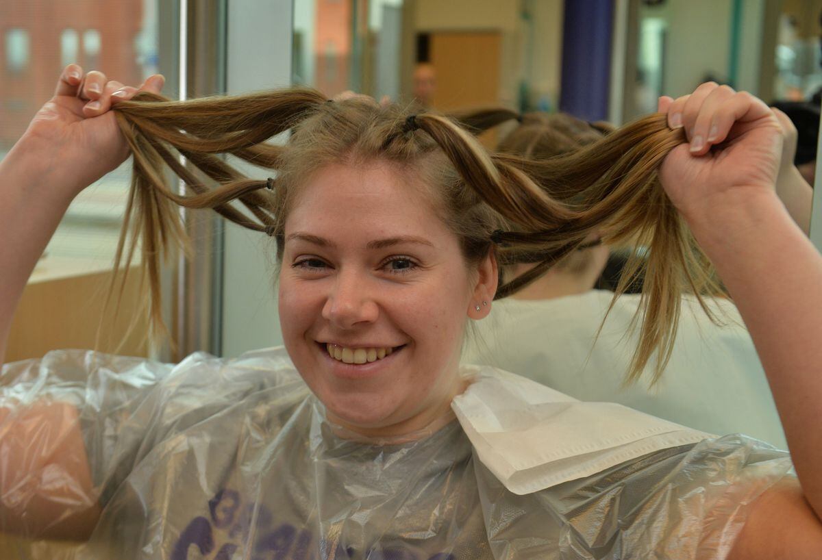 Fay Yates has donated her cut locks to the Little Princess Trust
