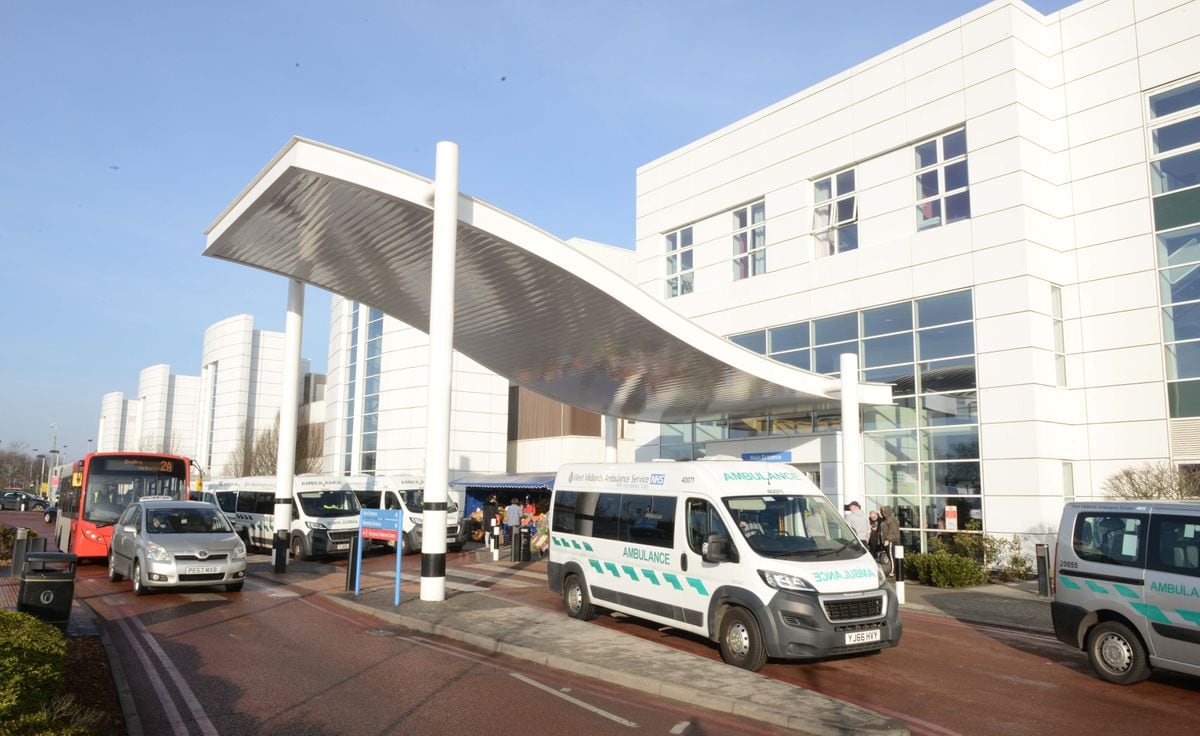 Extra beds could be brought in at Dudley's Russells Hall Hospital as staff deal with winter pressures and the threat of coronavirus