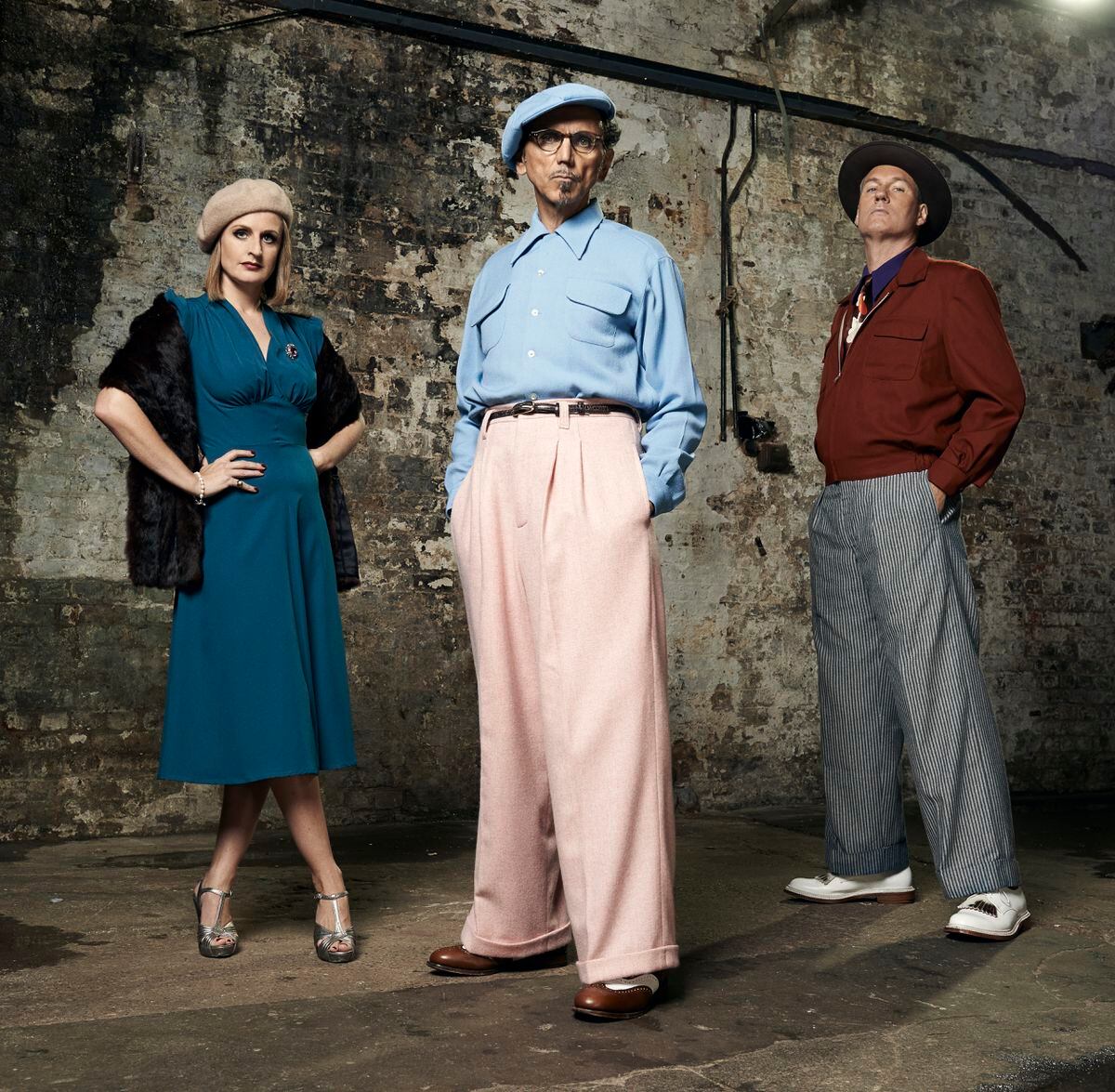 Kevin Rowland, centre, explores his Irish roots on the new Dexys album