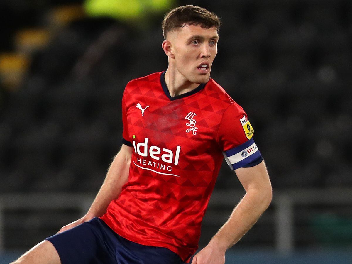 Dara O'Shea has not missed a minute of Championship football this season but will not play again this term due to a knee injury picked up with his county Ireland (Photo by Adam Fradgley/West Bromwich Albion FC via Getty Images).