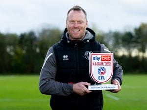 Sky Bet League Two Manager of the Month for October 2022, Mike Flynn of Walsall - Mandatory by-line: Robbie Stephenson/JMP - 9/11/22 - FOOTBALL - Walsall Training Ground - Wolverhampton, England - Sky Bet Player of the Month