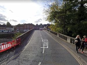 The bridge over the River Severn in Bewdley has been closed to allow for preparation work around potential flooding. Photo: Google Street Map