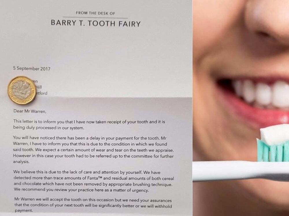 This Letter From The Tooth Fairy Will Make You Want To Get The